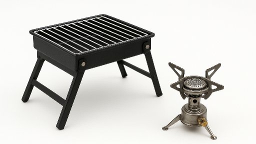 Can Aijunware Camping Grill And Stove Handle Colder Mountain Nights