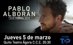 Pablo Alboran Tour Terral 2015