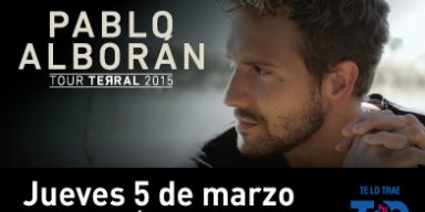 Pablo Alboran Tour Terral 2015
